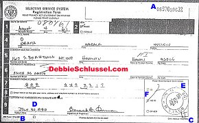 Barack Obama's Selective Service Registration