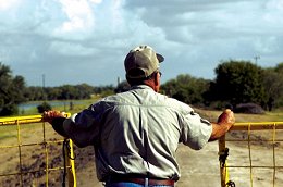 Fermin Leal-Rancher at Border Fence