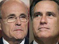 Rudy Giuliani and Mitt Romney