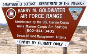 Barry Goldwater USAF Bombing Range