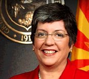 Arizona Governor Janet Napolitano