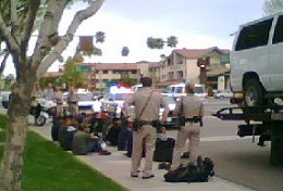 Illegal Backs into Police Car