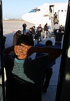 Illegal Aliens Boarding Jet