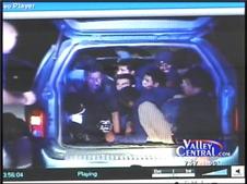 Illegal aliens crammed in station wagon