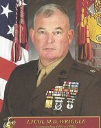 Lt. Col. Mark D. Wriggle USMC