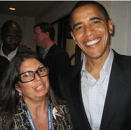 Marisa Isabel and Barack Obama