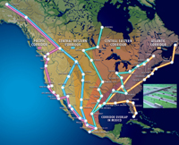 NAFTA Superhighway Map