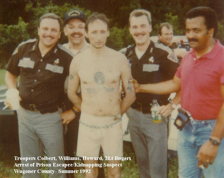 Bob Colbert with Captured Prison Escapee in 1992