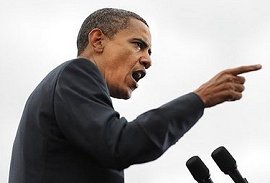 Obama pointing finger