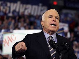 Senator John McCain in Hershey PA
