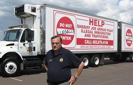 Maricopa County Sheriff Joe Arpaio with Rolling Billboards