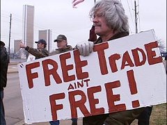 Tim Cravens at Vicente Fox Protest