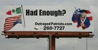 Outraged Patriots billboard in Tulsa OK