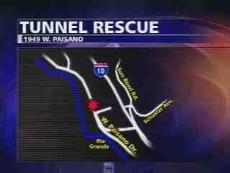 El Paso Tunnel Rescue Diagram